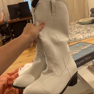 White Country Boots